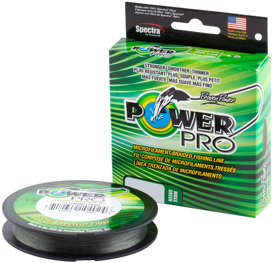 

Шнур Power Pro 1370 м 0.15 мм 9 кг Moss Green (22669580)