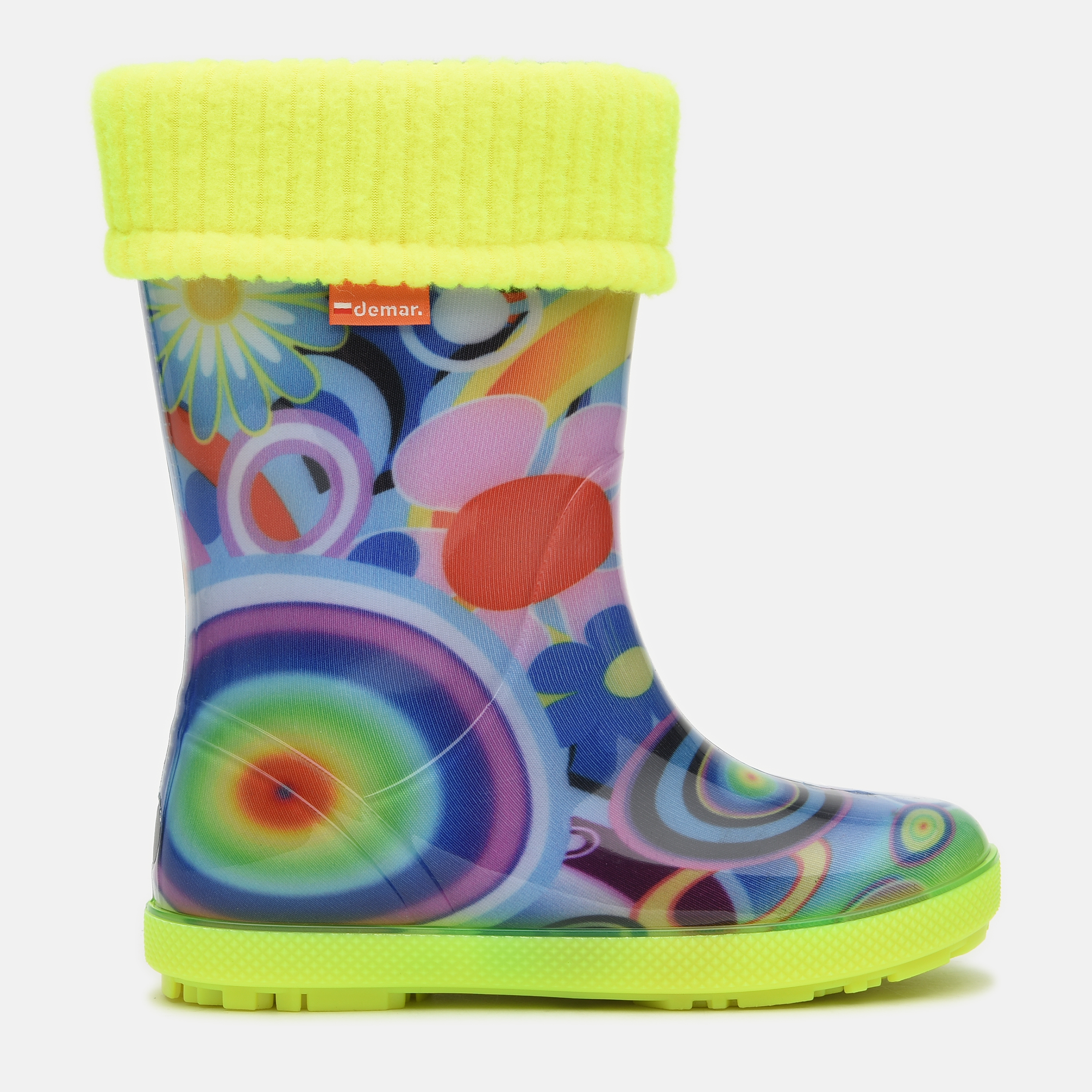 

Резиновые сапоги Demar Hawai Lux Print Exclusive Ec 0449 EC 30/31 19.5 см Разноцветные