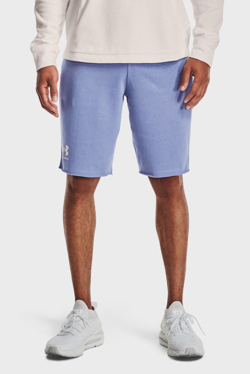 

Мужские голубые шорты UA RIVAL TERRY SHORT Under Armour S 1361631-420