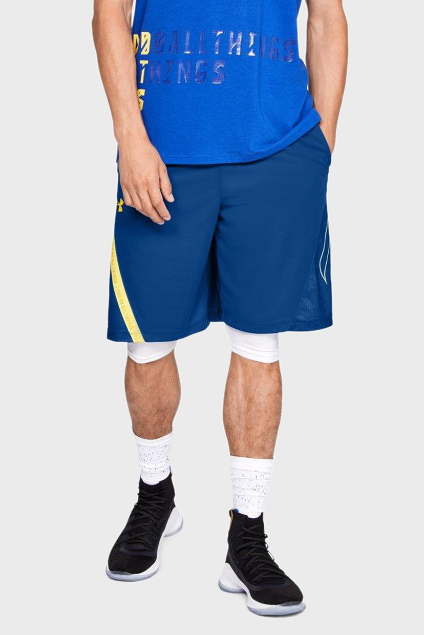 

Мужские синие шорты UA Curry 11in Short Under Armour S 1317398-400