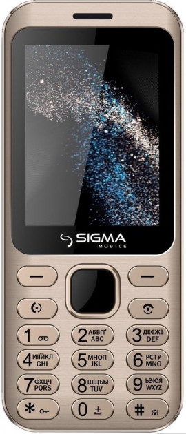 

Мобильный телефон Sigma mobile X-style 33 Steel Gold
