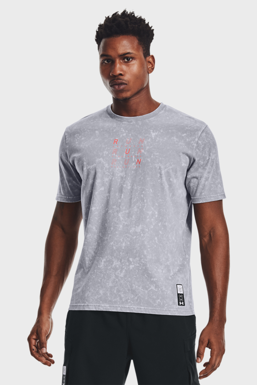

Мужская серая футболка UA Run Anywhere SS Under Armour XL 1361643-035