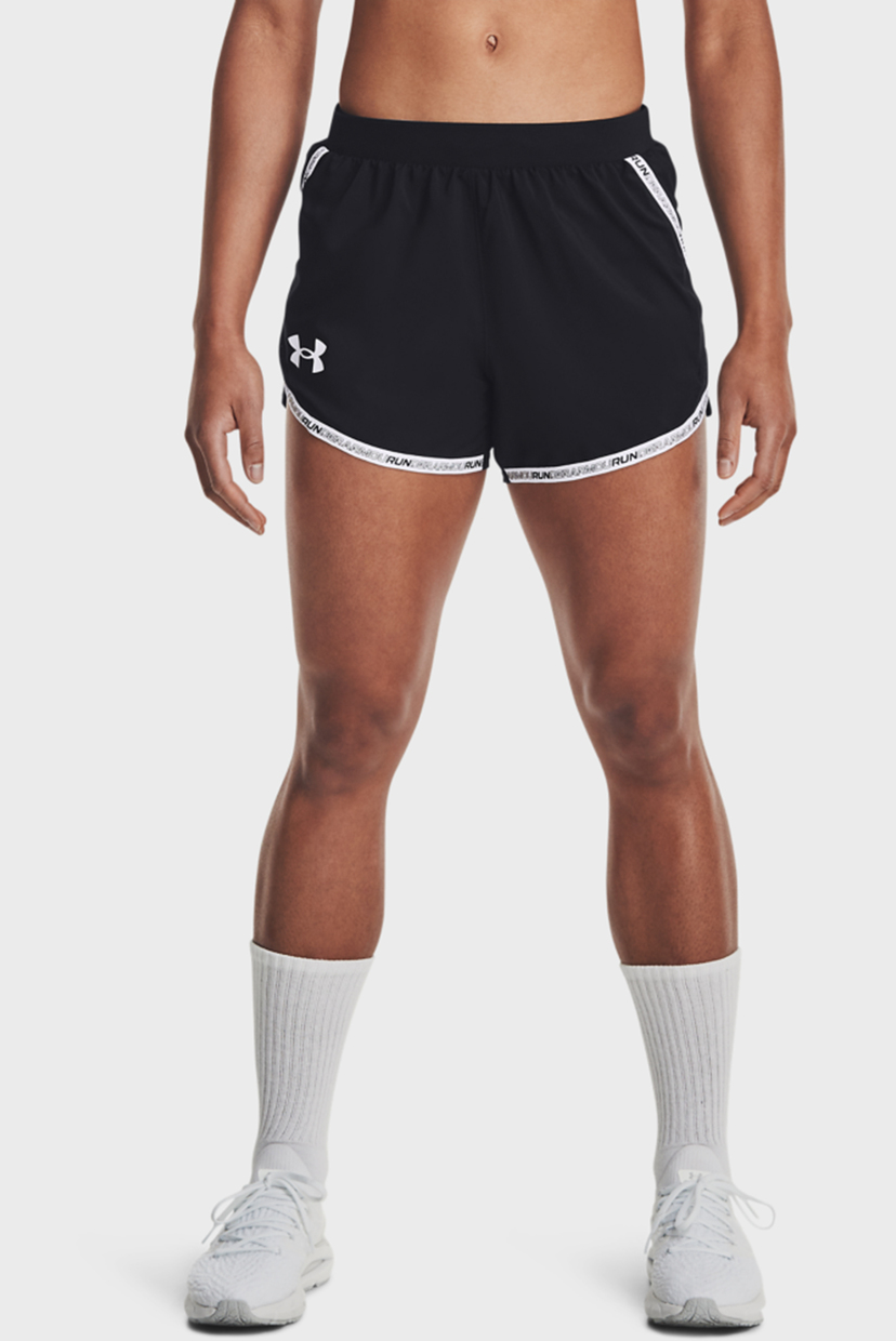 

Женские черные шорты UA Fly By 2.0 Brand Short-BLK Under Armour L 1361392-001