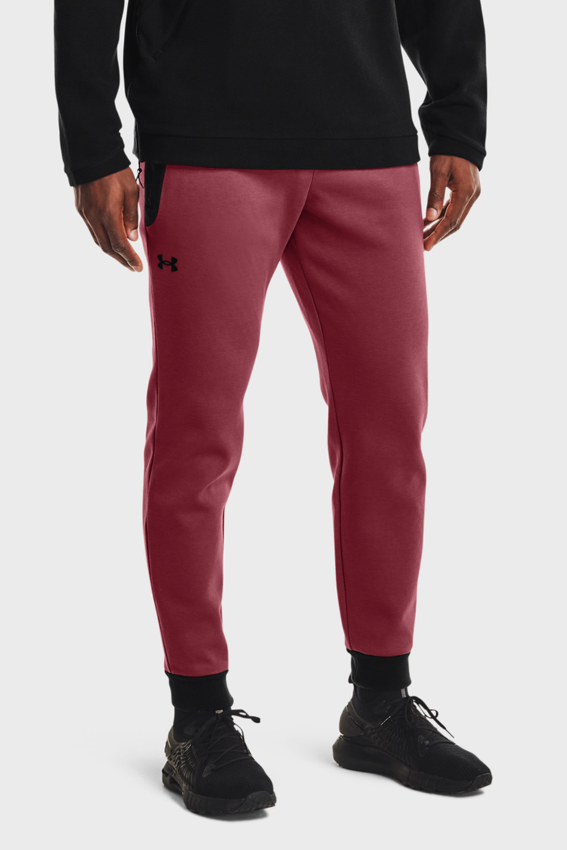 

Мужские розовые спортивные брюки UA Recover Fleece Pant-RED Under Armour S 1357077-652