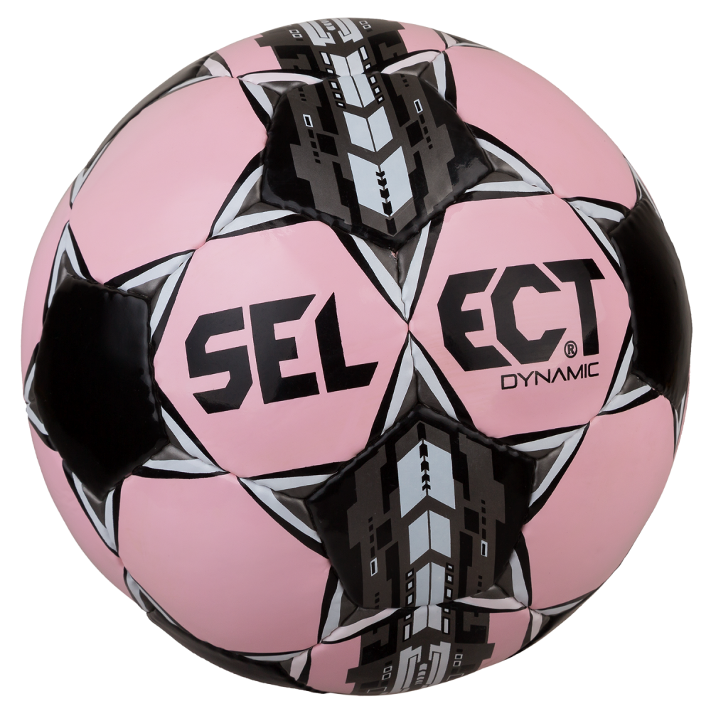 

М’яч футбольний SELECT Dynamic №5 рожево-чорний
