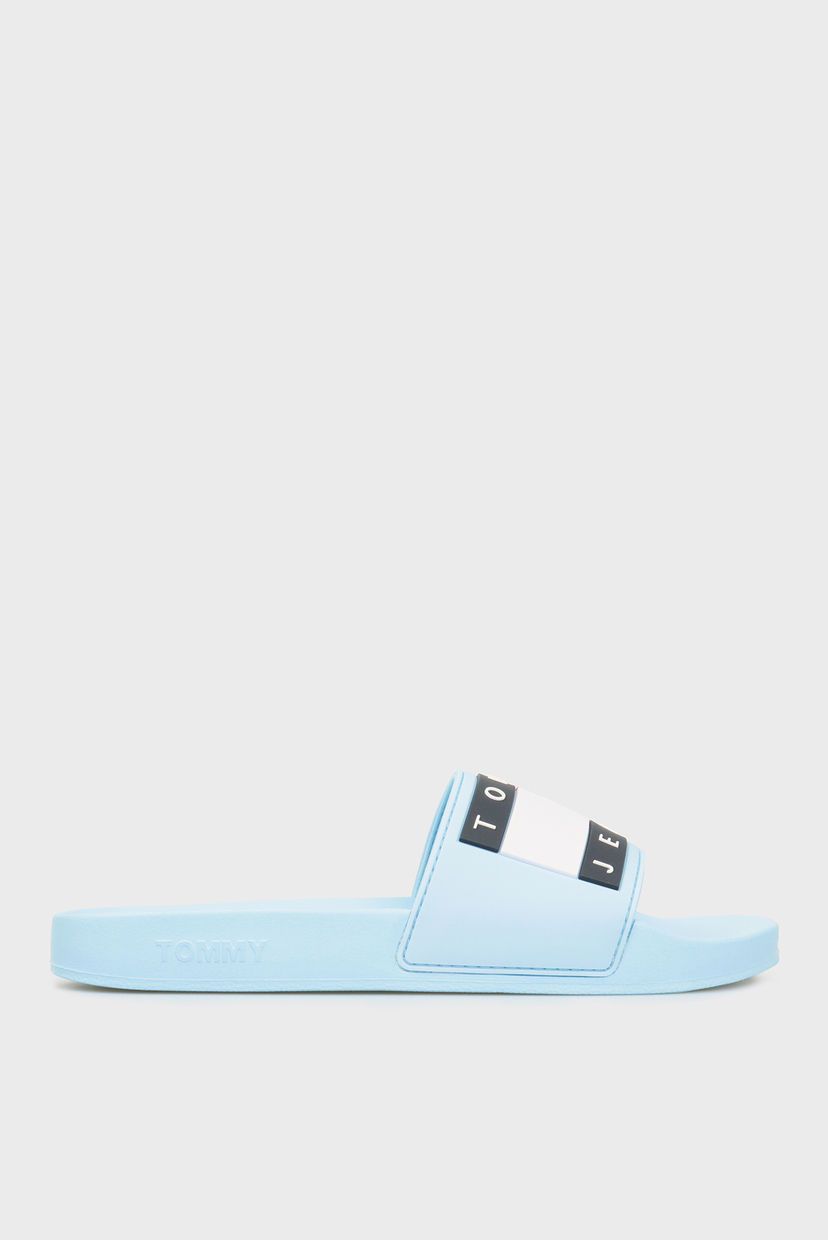 

Женские голубые слайдеры TOMMY JEANS FLAG POOL SLIDE Tommy Hilfiger 37 EN0EN01378