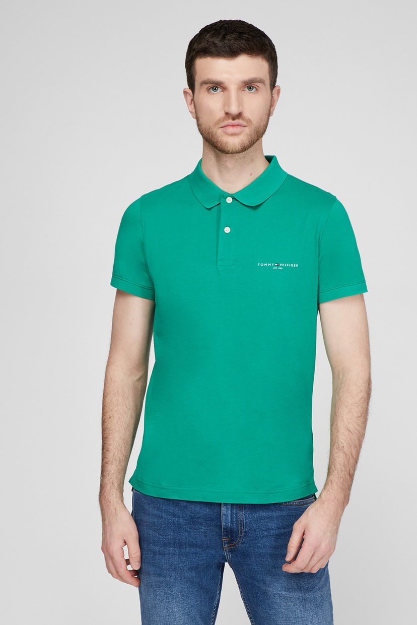 

Мужское зеленое поло CLEAN JERSEY SLIM Tommy Hilfiger XL MW0MW18282