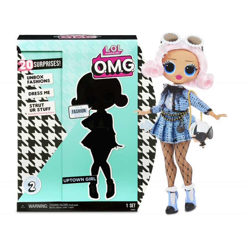 

Кукла LOL Surprise OMG Uptown Girl (MGA Entertainment, США) ЛОЛ Сюрпрайз ОМГ Аптаун Герл (570288PE7C)