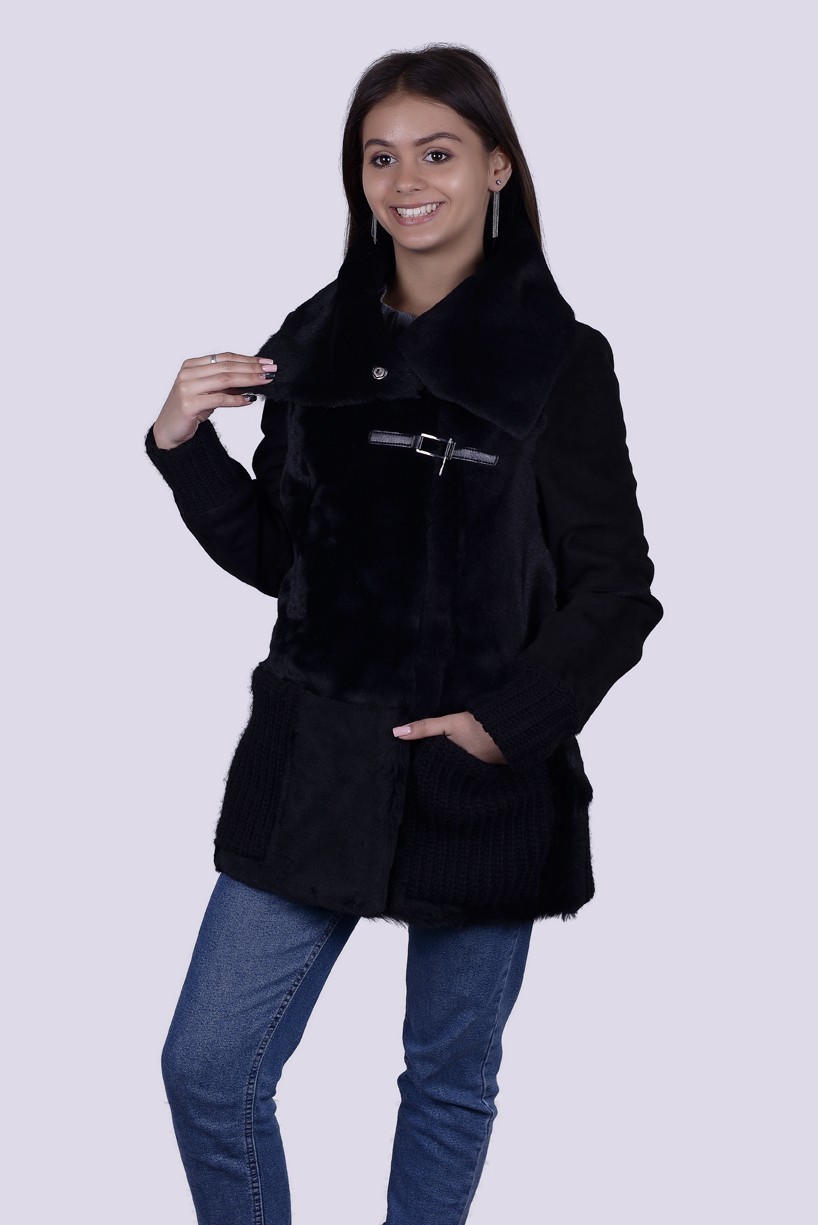 

Полушубок Rebecca Minkoff L Черный