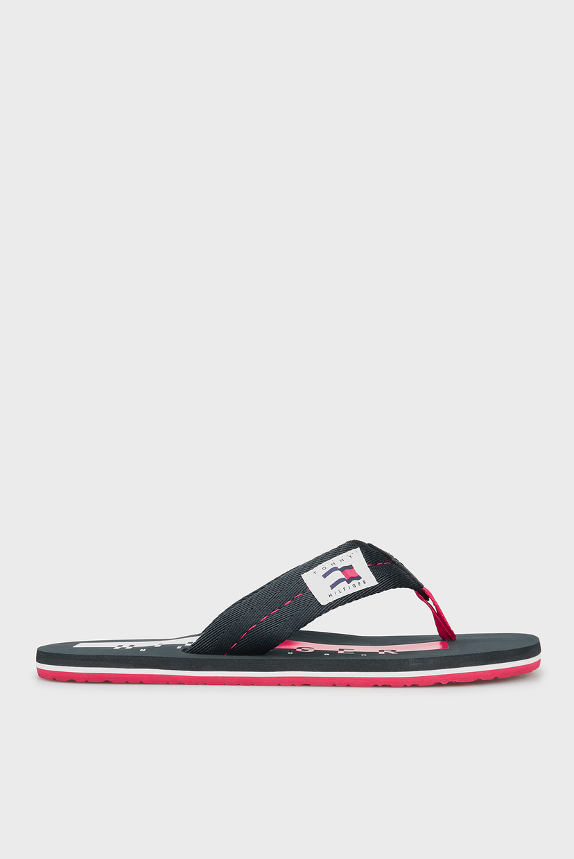 

Мужские темно-синие вьетнамки HILFIGER BADGE BEACH Tommy Hilfiger 43 FM0FM03379