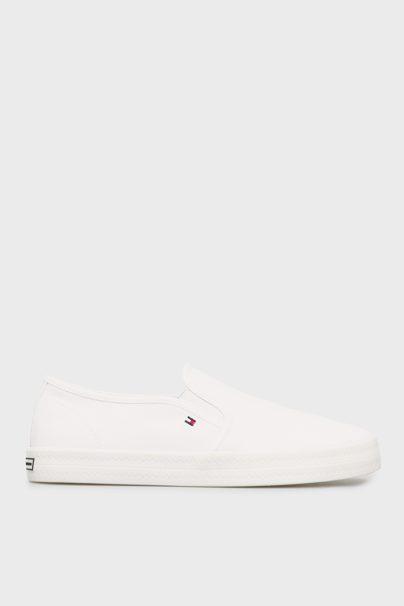 

Женские белые слипоны ESSENTIAL NAUTICAL SLIP ON Tommy Hilfiger 36 FW0FW05535