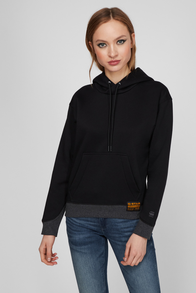 

Женское черное худи Premium Core G-Star RAW XS D17753,C235