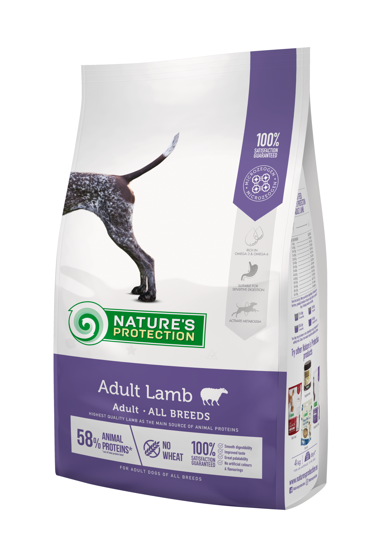 

Корм для собак с мясом ягненка Nature's Protection Adult Lamb 12 кг