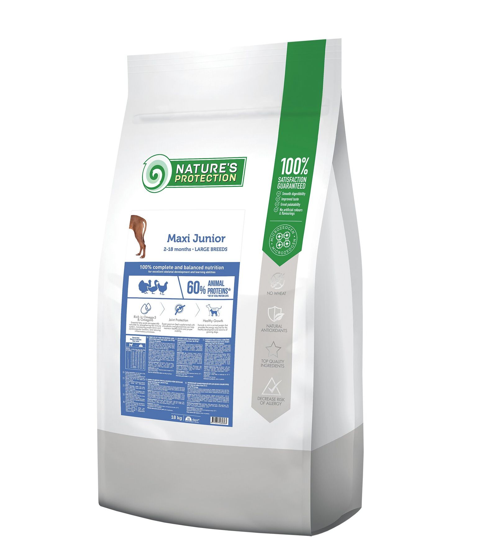 

Корм для щенков крупных пород Nature's Protection Maxi Junior 18 кг