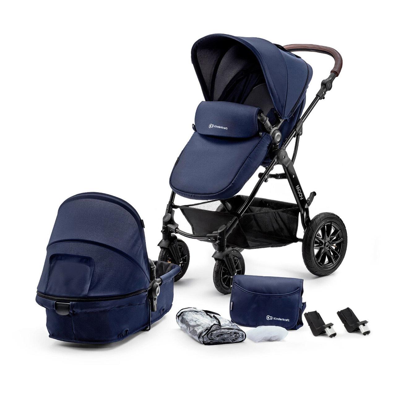 

Универсальная коляска 2 в 1 Kinderkraft Moov Navy