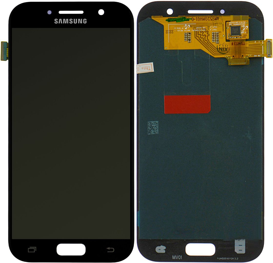 

Дисплей + сенсор (модуль) Power для Samsung A520F Galaxy A5 (2017) черный AMOLED GH97-19733A