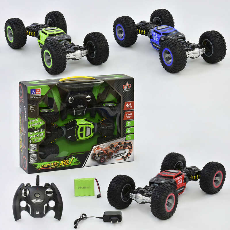 

Трюковый вездеход на радиоуправлении UD 2169 A (12) аккум. 4.8V, в коробке