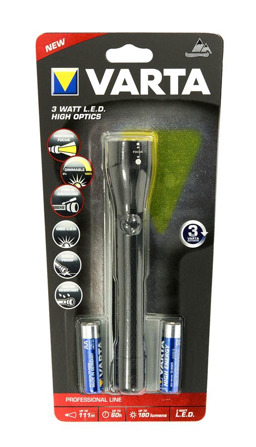 

Фонарь VARTA 3W LED High Optics Light 2AA (18811101421)