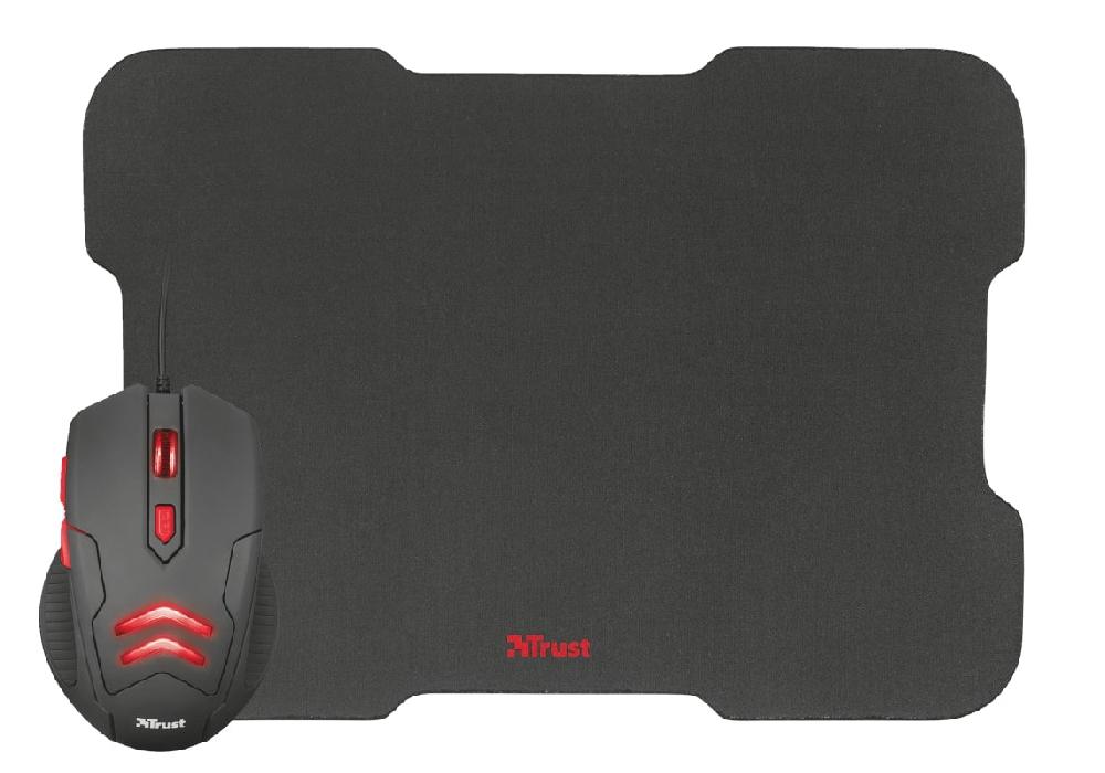 

Миша + коврик TRUST Ziva Gaming mouse with Mouse pad BLACK (21963_TRUST)