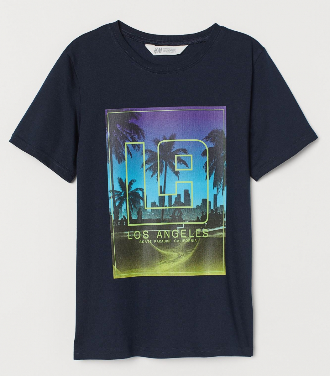 

Футболка H&M 0814594003 146-152 СМ Синий 64022