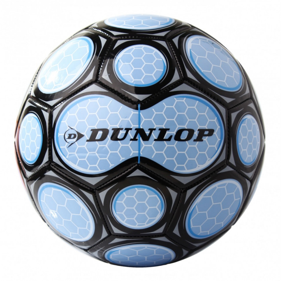 

Футбольный мяч Dunlop Football голубой+черный D64420-b 5