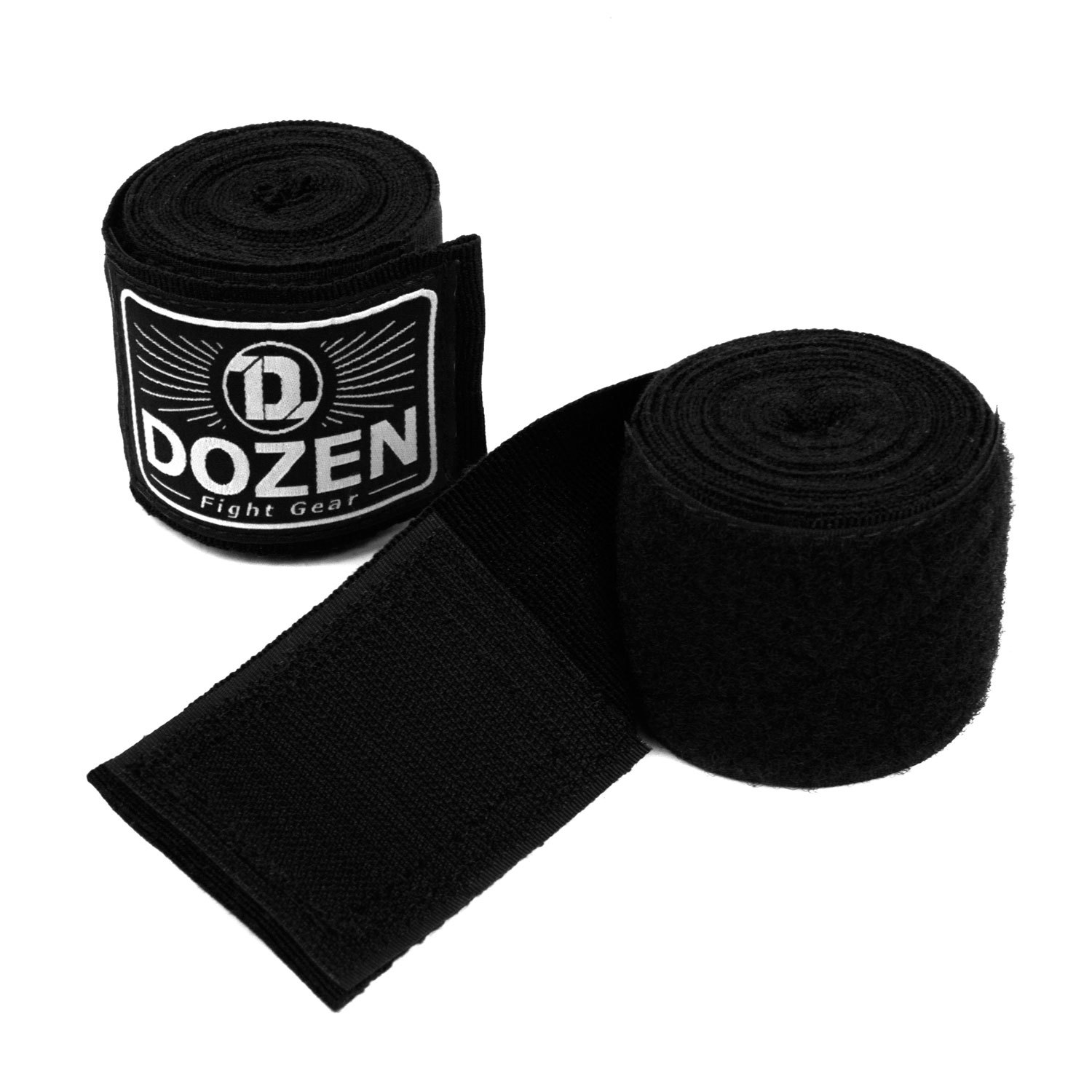 

Боксерские бинты полуэластичные Dozen Monochrome Semi-elastic Hand Wraps Black 3,75 м