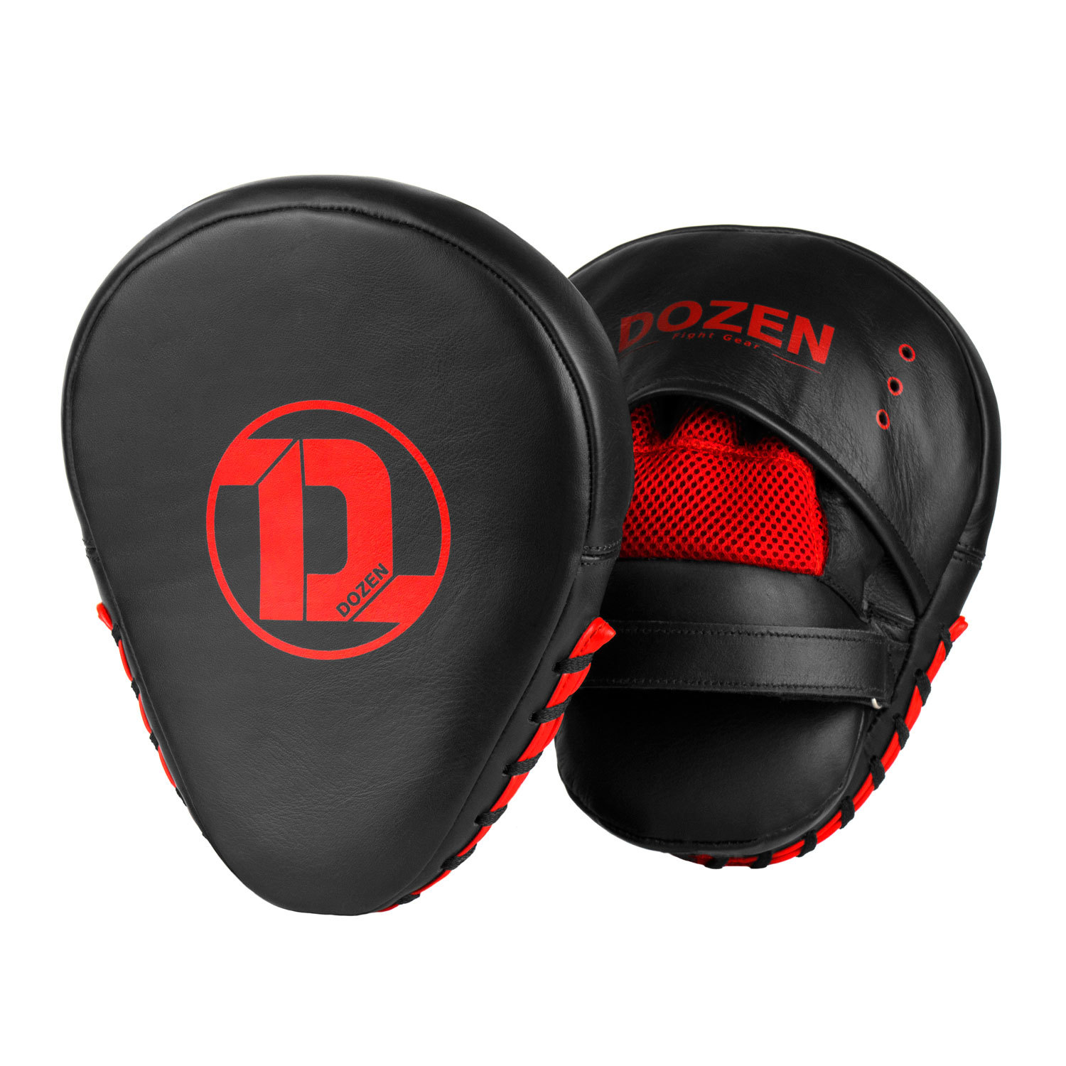 

Лапы Dozen Monochrome Training Focus Mitts Black/Red