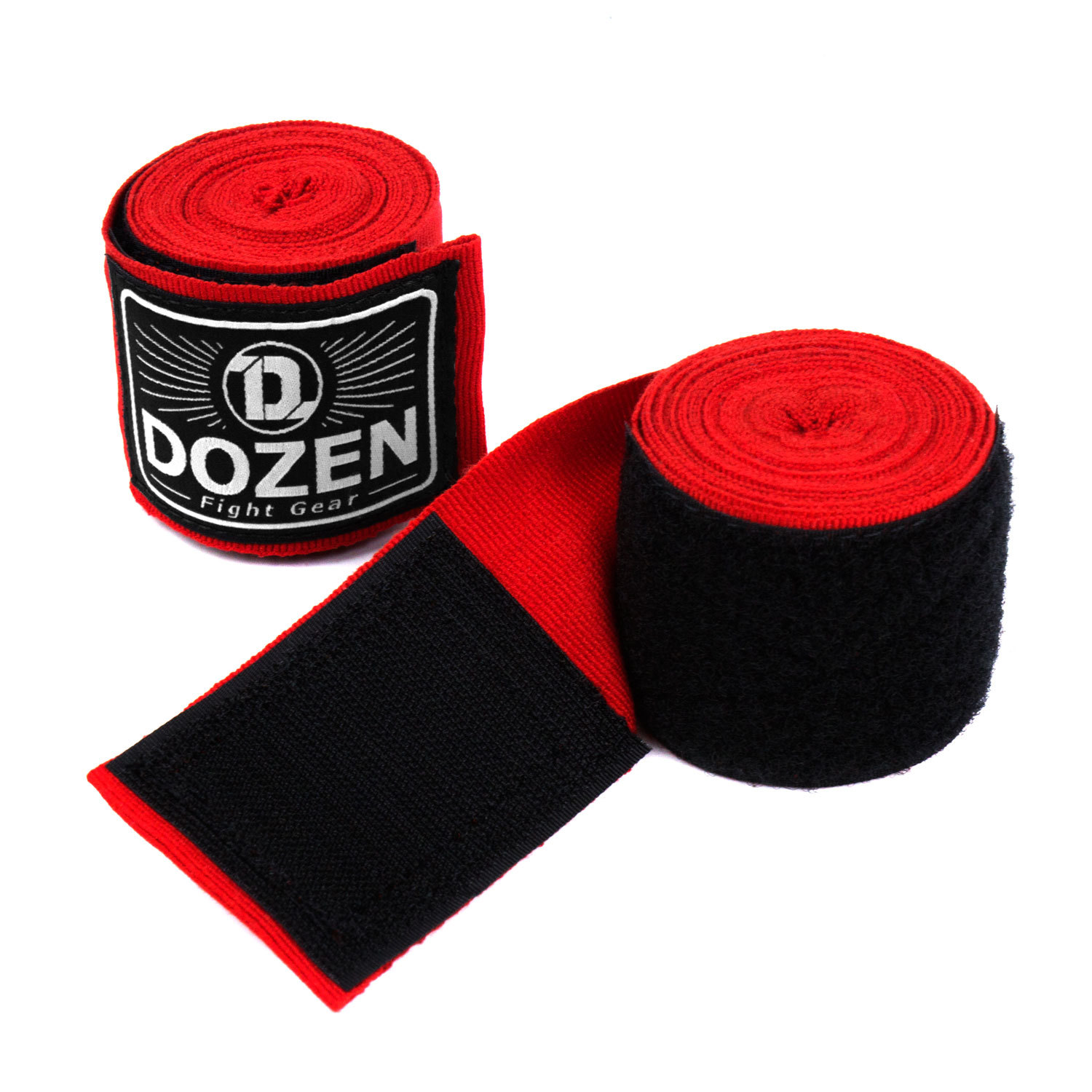 

Боксерские бинты полуэластичные Dozen Monochrome Semi-elastic Hand Wraps Red 3,75 м