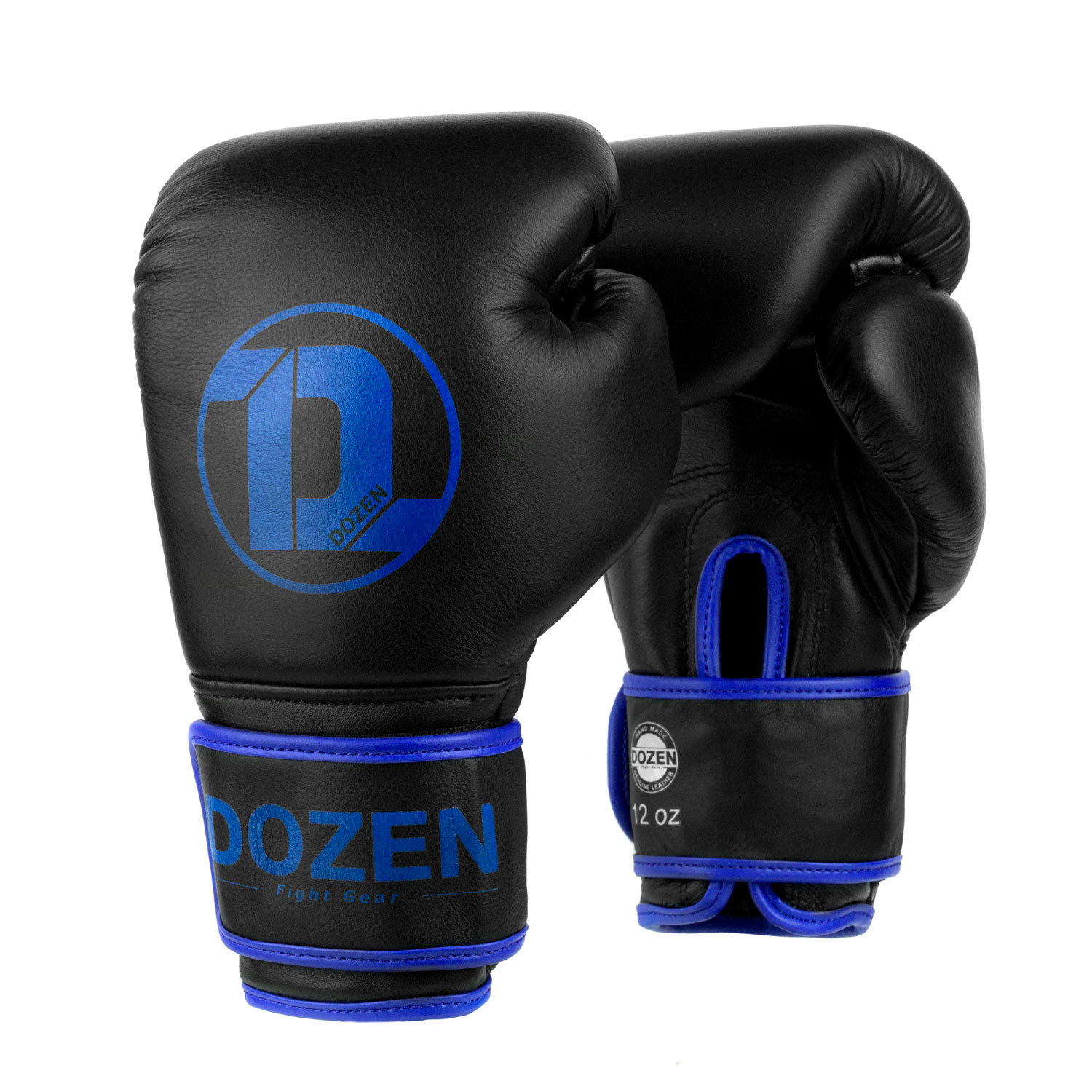 

Боксерские перчатки Dozen Monochrome Training Boxing Gloves Black/Blue 16 Oz