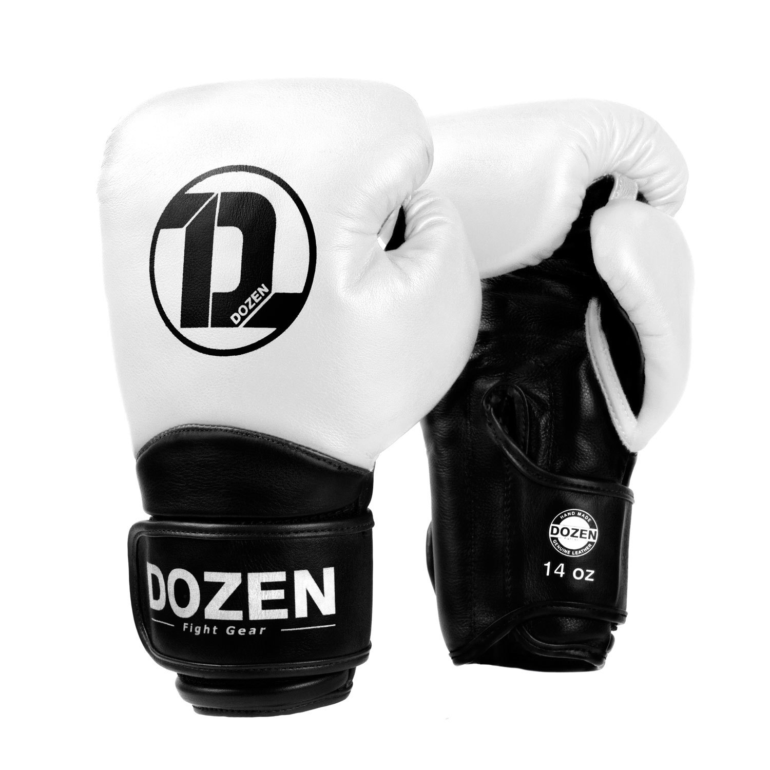 

Боксерские перчатки Dozen Dual Impact Training Boxing Gloves White/Black 16 Oz