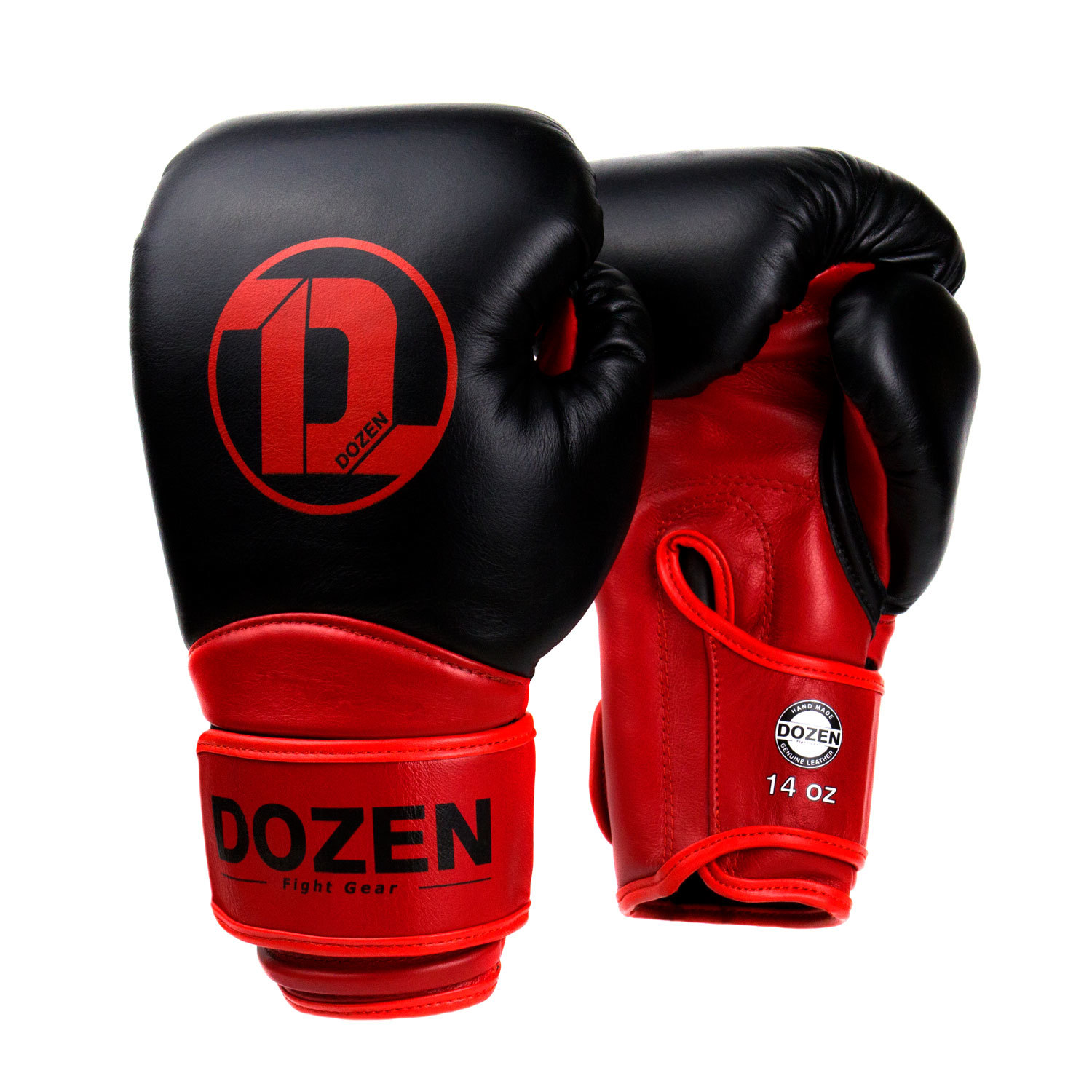 

Боксерские перчатки Dozen Dual Impact Training Boxing Gloves Black/Red 14 Oz