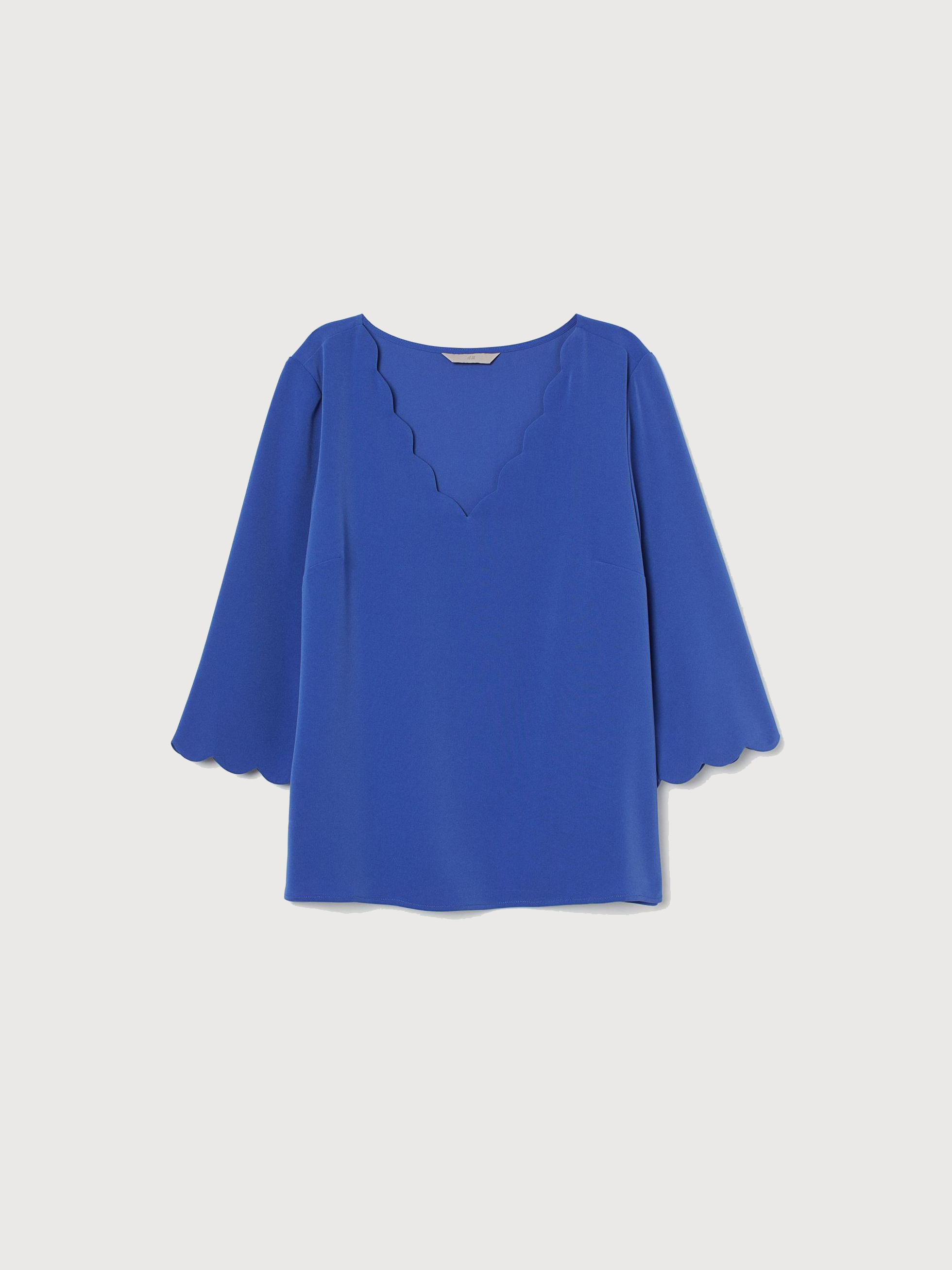 

Блузка H&M 97162270  Синяя, Блузка H&M 97162270 42 Синяя