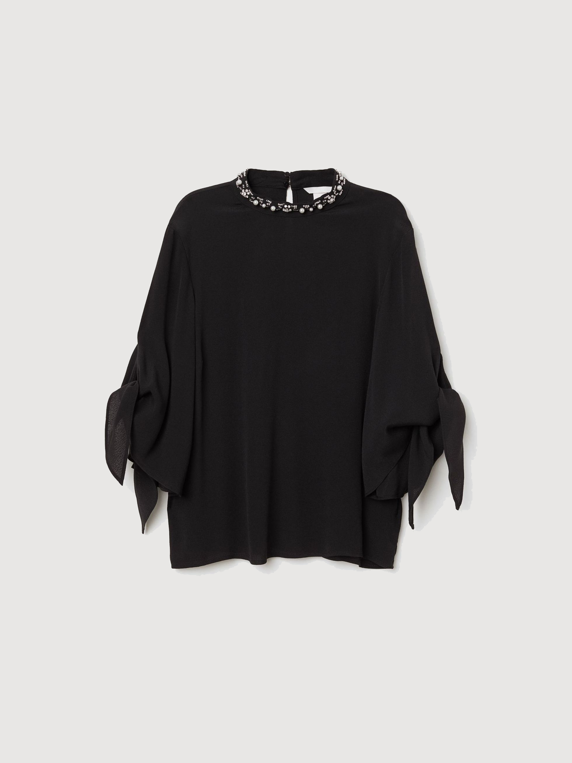 

Блузка H&M 97162433 38 Черная