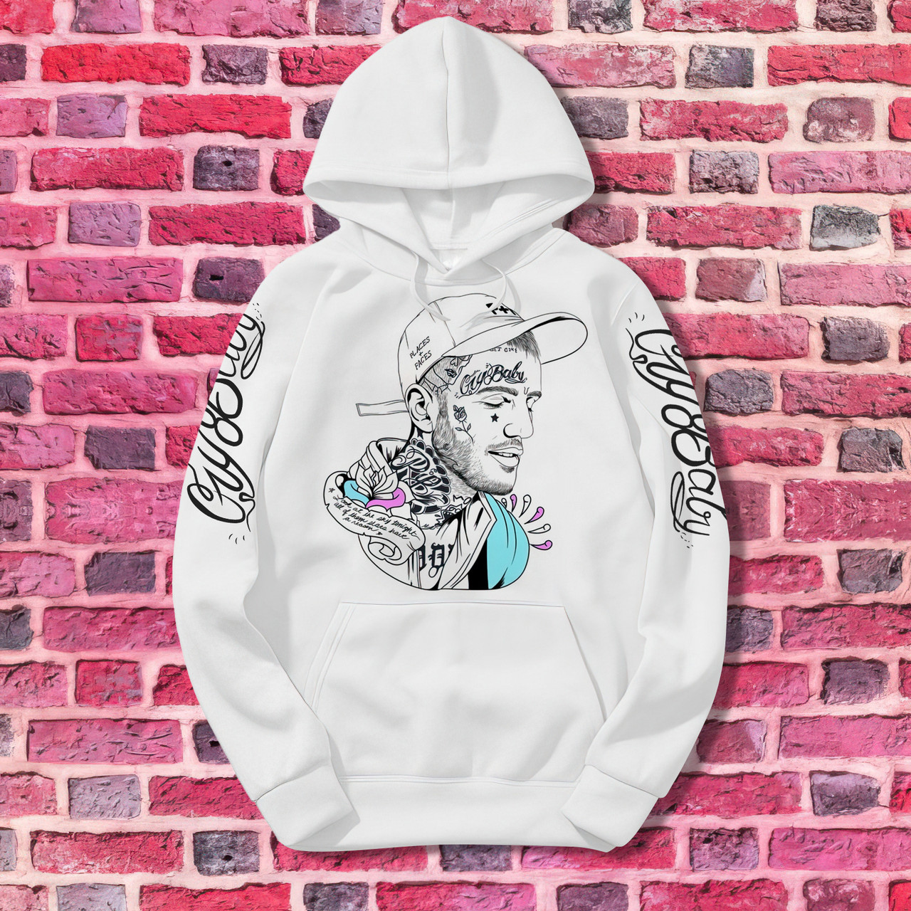 

Худи A SHO Lil Peep мерч  белый, Худи A SHO Lil Peep мерч M белый