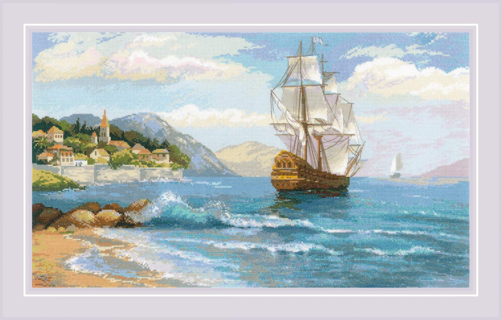

Набор для вышивания Риолис К далеким берегам (1900)