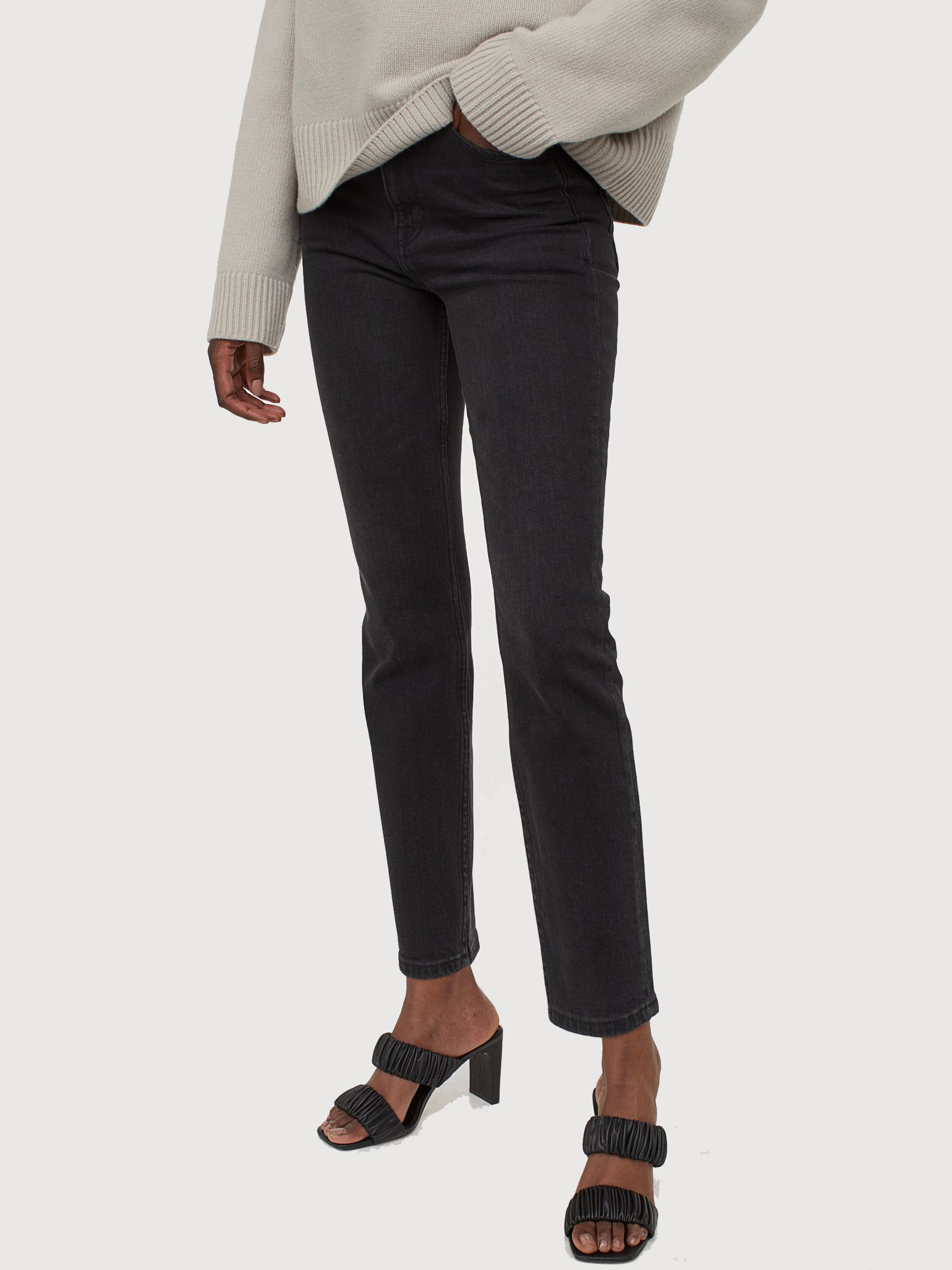 

Джинсы H&M 97162090 38 Черные