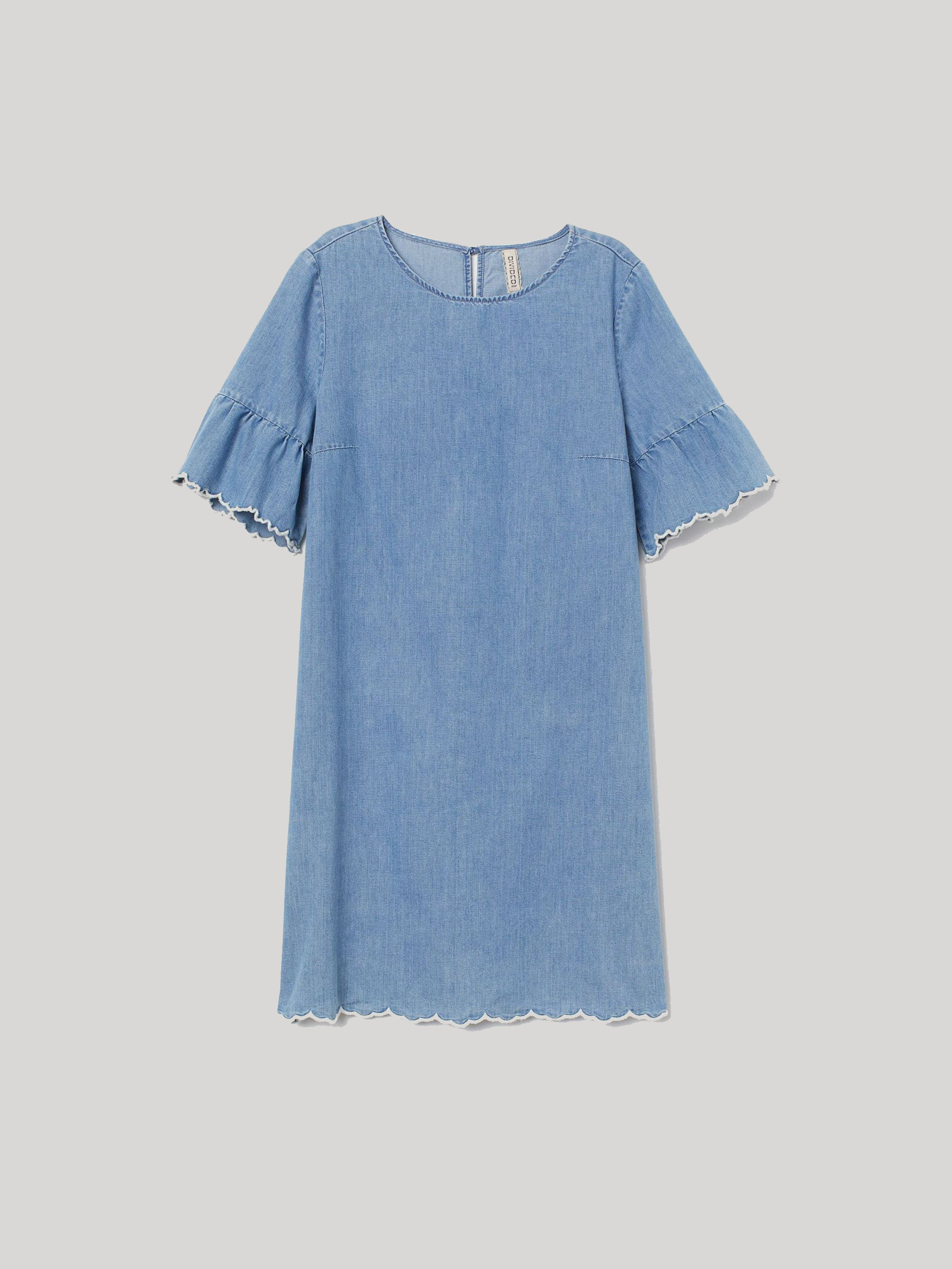 

Платье джинсовое H&M 97162555  Синее, Платье джинсовое H&M 97162555 36 Синее