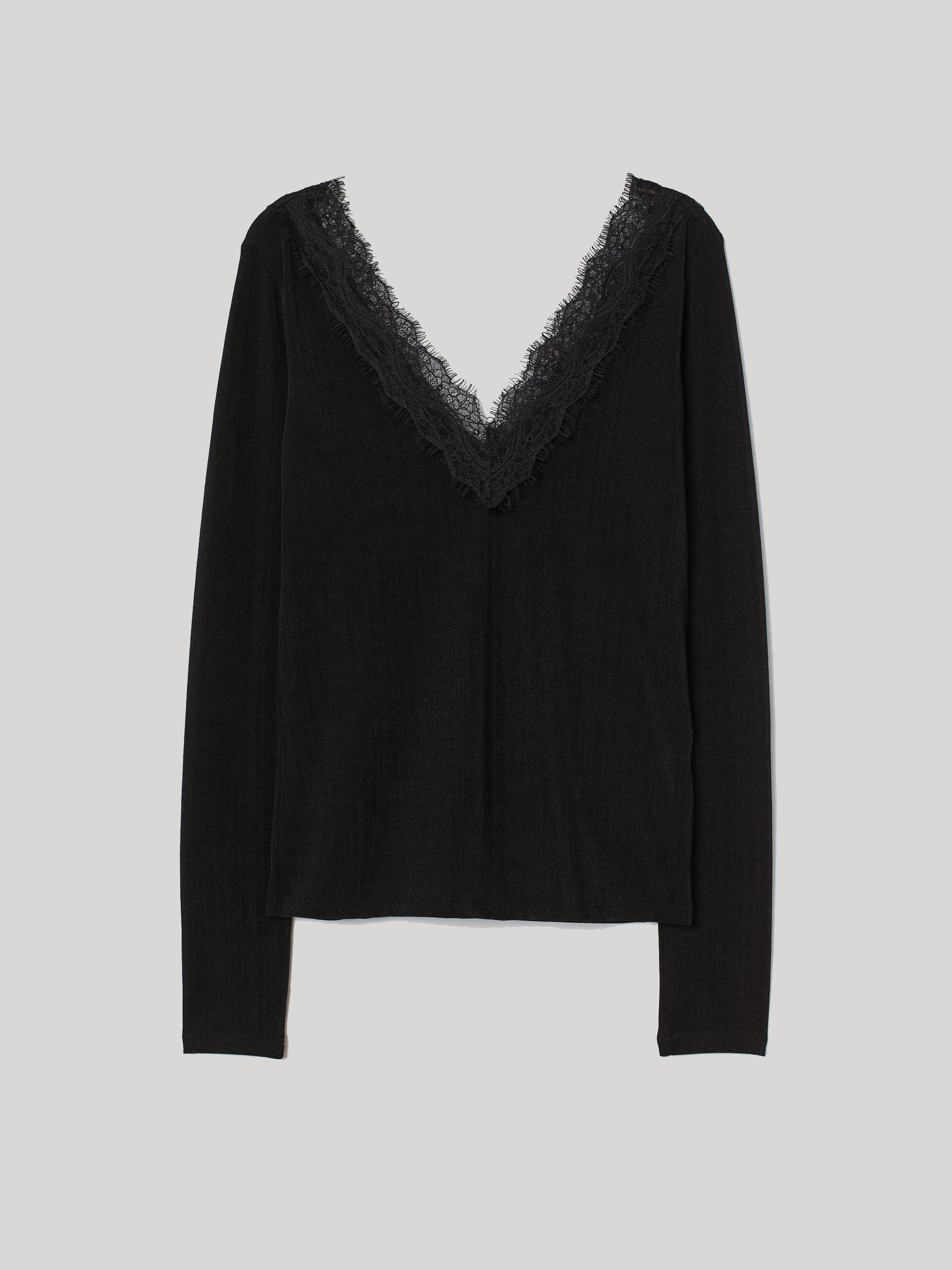 

Пуловер H&M 97162560  Черный, Пуловер H&M 97162560 S Черный