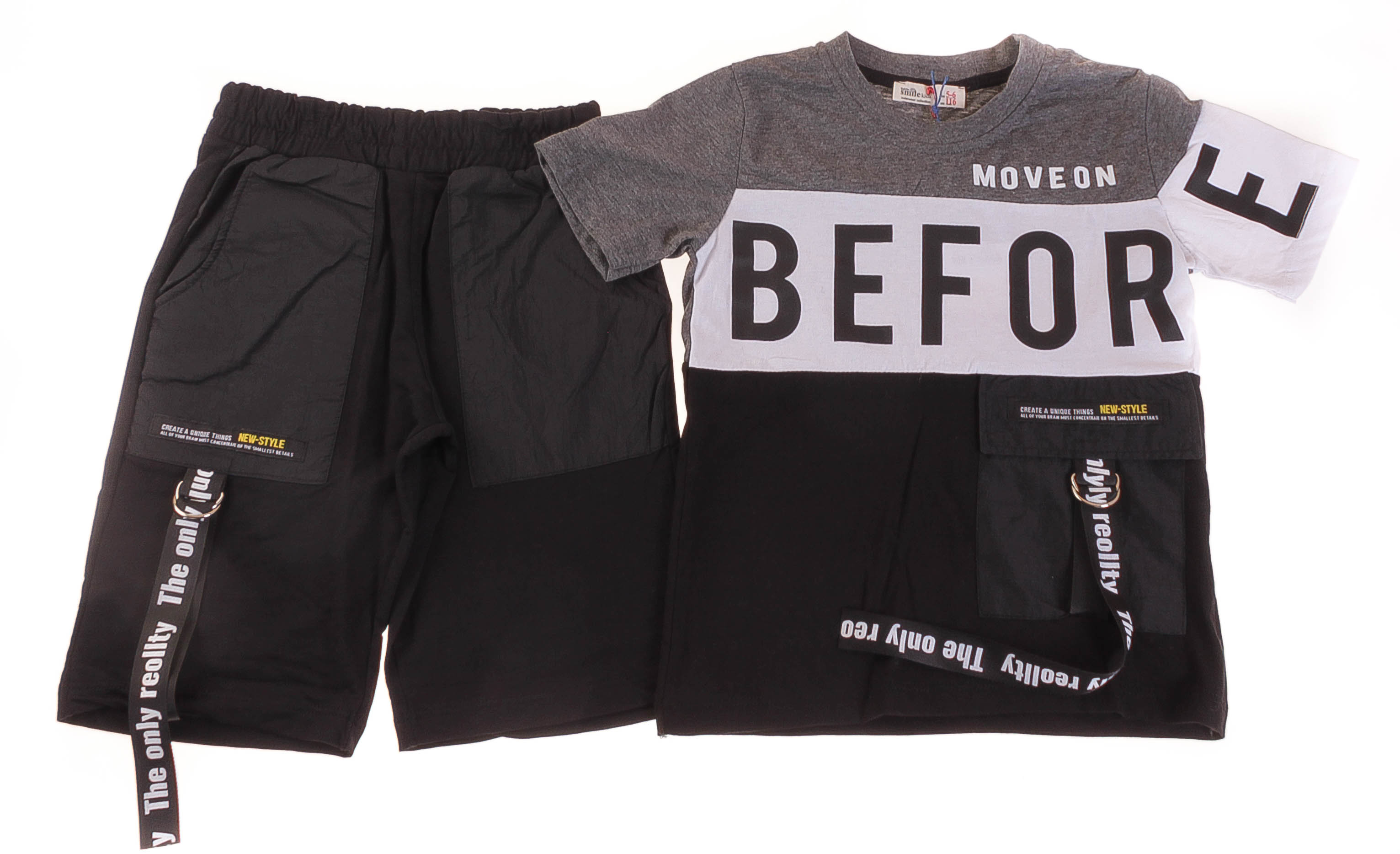 

Футболка + Шорты Smile Антрацит 134 см 5041