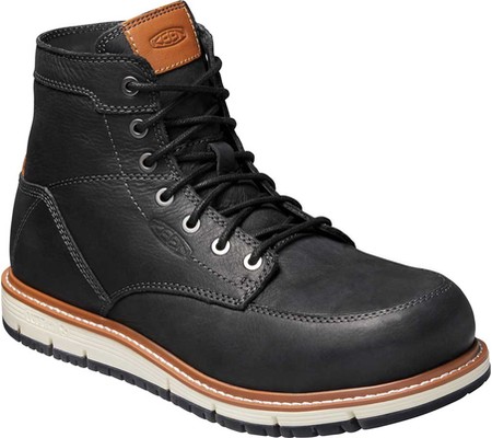 

Мужские ботинки KEEN Utility San Jose 6" Aluminum Toe Work Boot Black/Caramel Cafe Leather 47.5