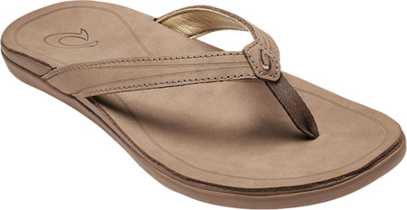 

Женские вьетнамки, сланцы OluKai Aukai Flip Flop Tan/Tan Full Grain Leather 41