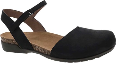 

Женские босоножки Dansko Rowan Closed Toe Sandal Black Nubuck 37