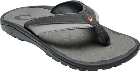 

Мужские вьетнамки, сланцы OluKai Ohana Koa Flip Flop Dark Shadow/Molten Orange Synthetic 43