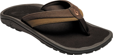 

Мужские вьетнамки, сланцы OluKai Ohana Koa Flip Flop Dark Wood/Dark Wood Synthetic 44