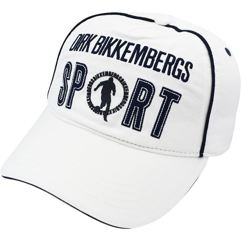 

Кепка бейсболка Dirk Bikkembergs Sport белая на застежке 56-59 см 700-1787