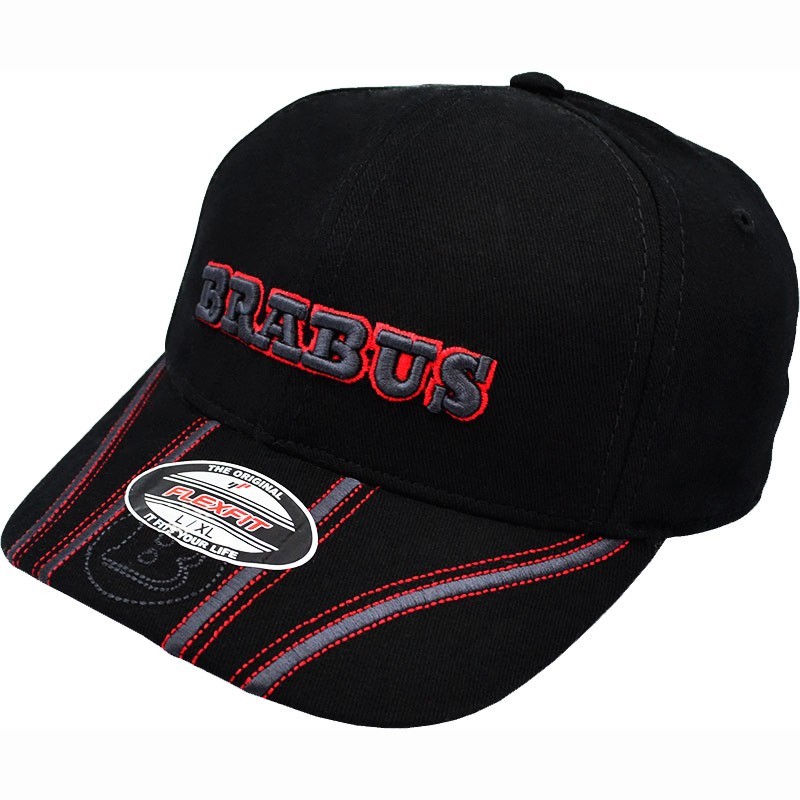 

Детская кепка бейсболка Flexfit Brabus черная full cap 50-54 см 700-2721