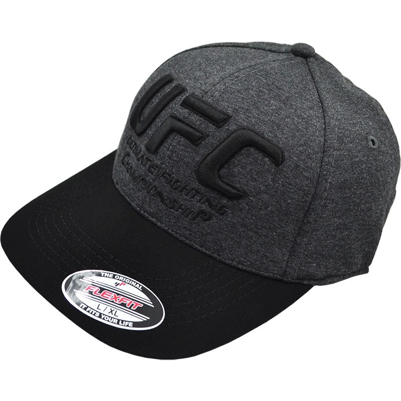 

Бейсболка Flexfit UFC черно-серая fullcap 56-58 см 700-4084