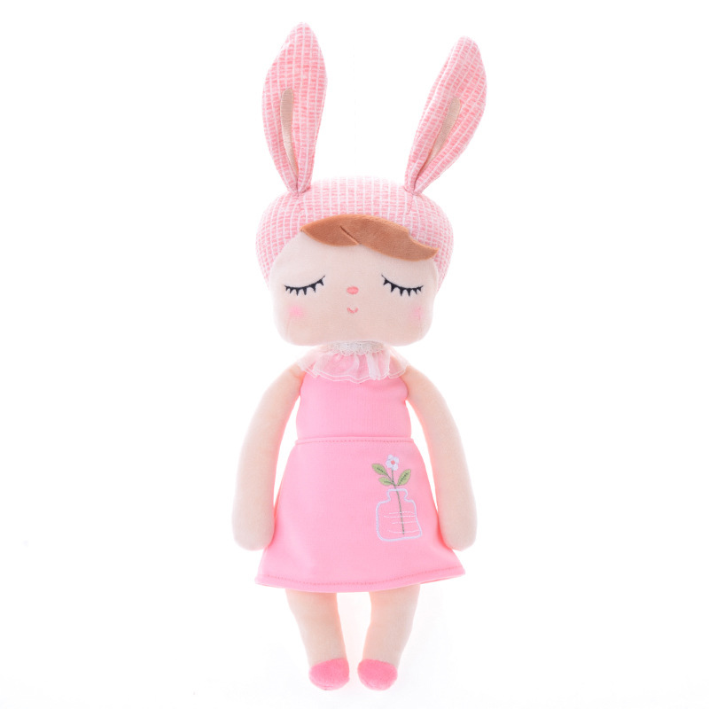 

Мягкая игрушка текстильная кукла сплюшка для девочки Metoys Angela Pink 33 см Розовая (47095)