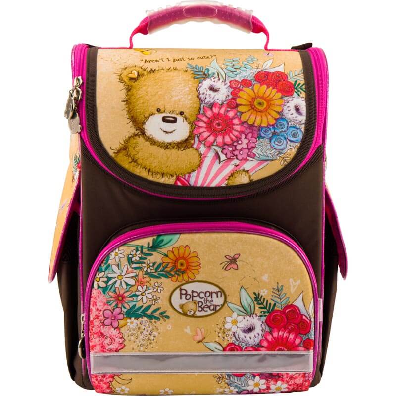 

Рюкзак школьный каркасный Kite Popcorn Bear Коричневый (PO18-501S-2)