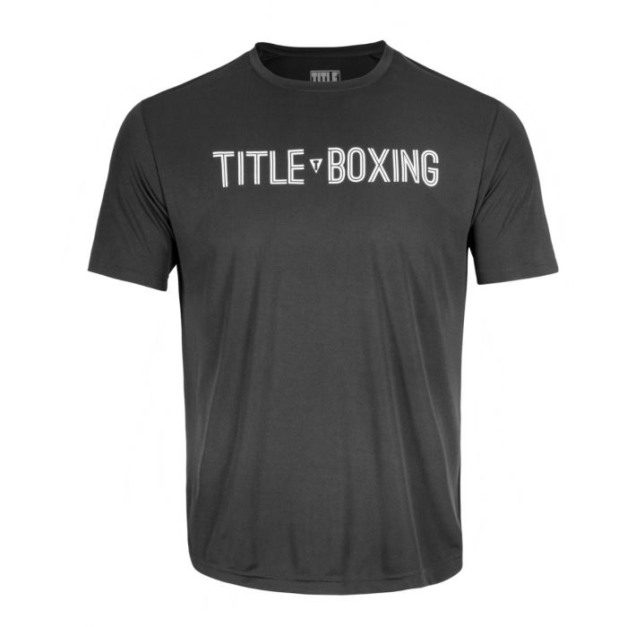 

Футболка TITLE Boxing Retro Wicking Темно Сірий М 0133